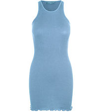 Rosemunde Kjole - Rib - Heaven Blue