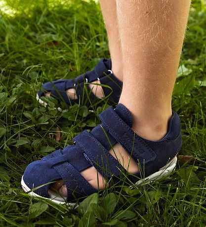 Viking Sandaler - Oscar II - Navy/Green