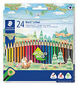 Staedtler Farveblyanter - Noris Upcycled Wood - 24 stk
