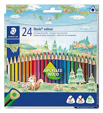 Staedtler Farveblyanter - Noris Upcycled Wood - 24 stk