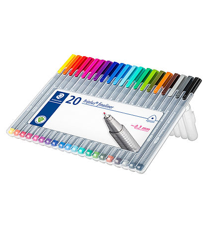 Staedtler Tuscher - 20 stk - Triplus Fineliner - 0,3 mm