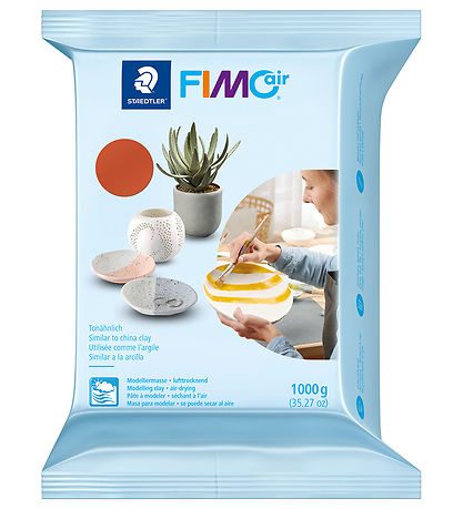 Staedtler FIMO Modellervoks - Air - 1000 g - Terracotta