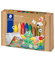 Staedtler Farvekridt m. Aktivitetsbog - Noris Junior - 7 stk.