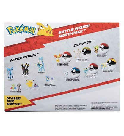 Pokémon Figurer - 6-pak - Battle Ready