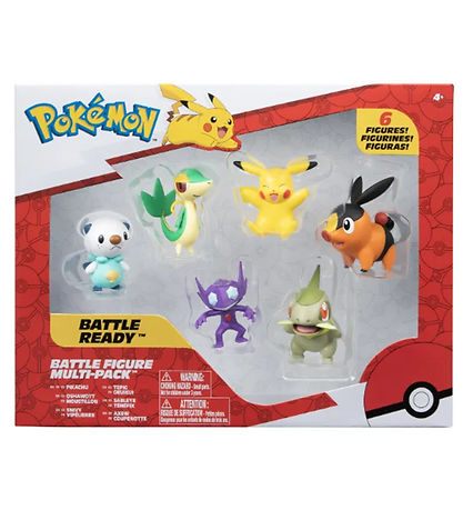 Pokémon Figurer - 6-pak - Battle Ready