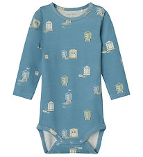 Name It Body l/æ - NbmHing - Provincial Blue m. Print