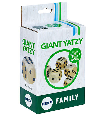 Bex Sport Havespil - Træ - Giant Yatzy Family