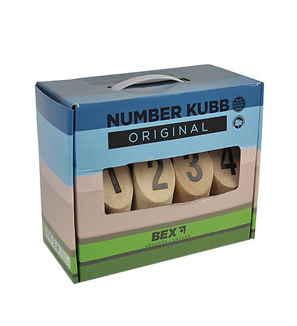 Bex Sport Havespil - Træ - Number Kubb