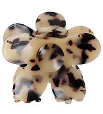 By Stær Hårklemme - Adeline - 7 cm - Sort/Beige