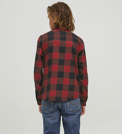 Jack & Jones Skjorte - Noos - JjEgingham - Brick Red