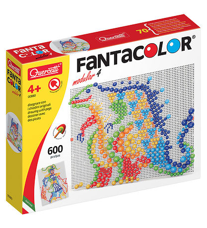 Quercetti Stiftmosaik - FantaColor Modular 4 - 600 Dele - 00880