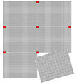 Quercetti Plader Til Stiftmosaik - 10 stk m. Forbindelsesstykker