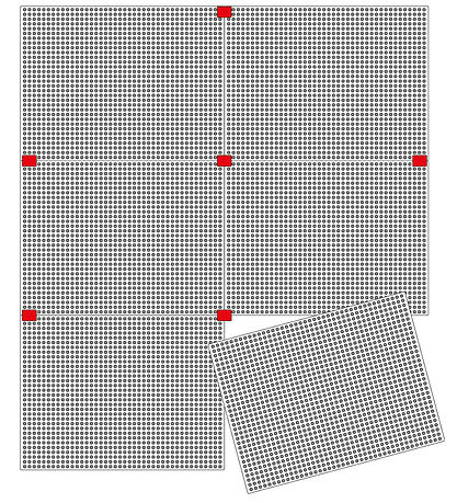 Quercetti Plader Til Stiftmosaik - 10 stk m. Forbindelsesstykker