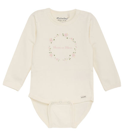 Minymo Body l/æ - Eggnog m. Blomsterkrans