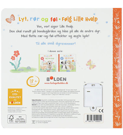 Forlaget Bolden Sansebog m. Lyd - Lyt,Rør og Føl - Følg Lille Hv