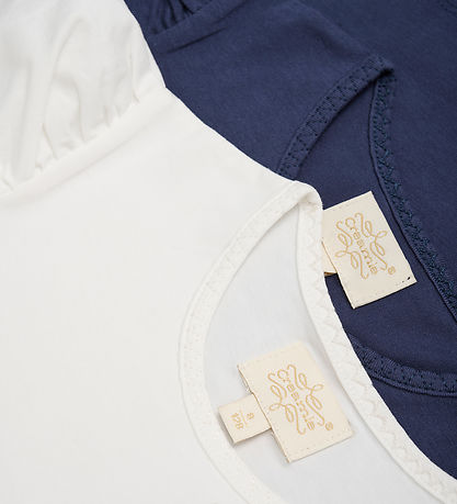 Creamie T-shirt - 2-pak - Cloud/Navy