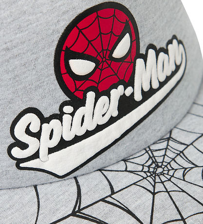 Name It Kasket - NmmMarks Spiderman - Light Grey Melange