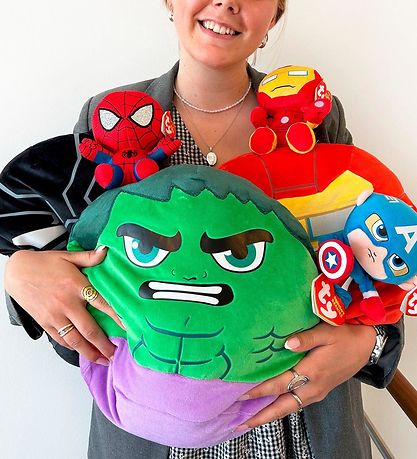 Ty Bamse - Squish Marvel - 35 cm - Hulk