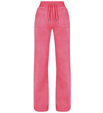 Juicy Couture Velourbukser - Del Ray - Hot Pink