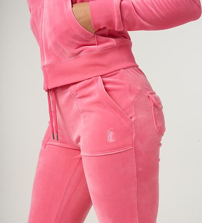 Juicy Couture Velourbukser - Del Ray - Hot Pink