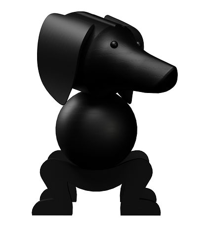 Kay Bojesen Træfigur - Gravhund - Mellem - Mørk Bejdset Eg