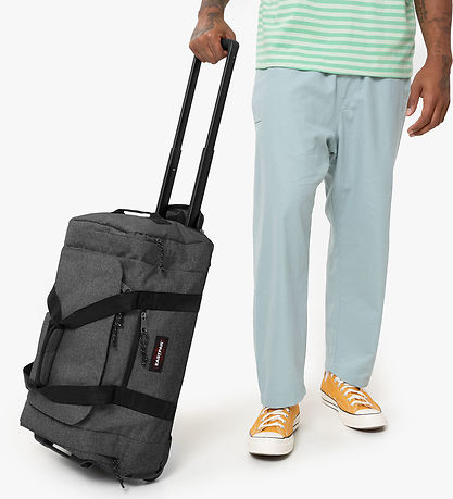 Eastpak Rejsetaske m. Hjul - Leatherface S 41L - Black Denim
