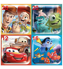 Educa Puslespil -  4 forskellige - Disney Pixar