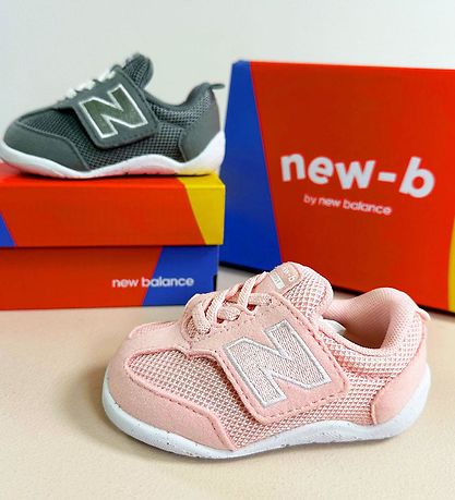New Balance Begyndersko - First - Crystal Pink/Hvid