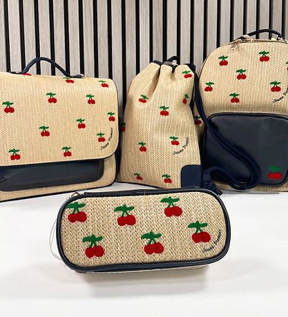 Jeune Premier Gymnastikpose - City Bag - Raffia Cherry