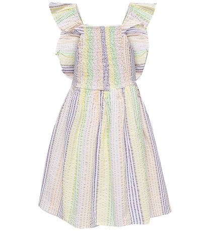 Kids Only Kjole - KogViola - Cloud Dancer/Multi Colour