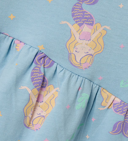 Name It Kjole - Noos - NmfVigga - Chambray Blue/Mermaids