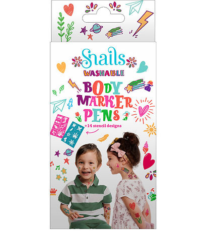 Snails Tatoveringssæt - Body Marker Pens