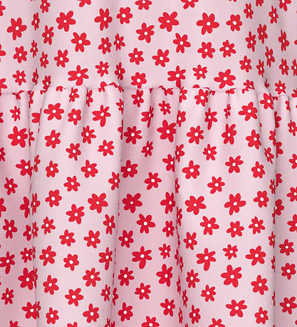 Name It Kjole - NkfVigga Caspl - Parfait Pink/Red flowers