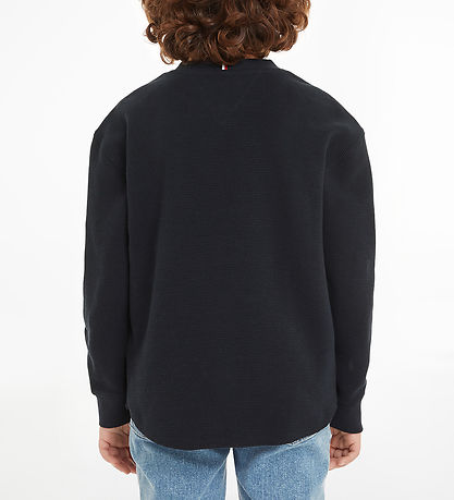 Tommy Hilfiger Bluse - Monotype - Desert Sky