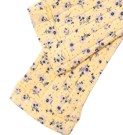 Name It Leggings - Rib - NmfJaida - Impala m. Blomster