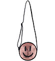 Molo Skuldertaske - Glitter Smile Bag - Sort/Rosa