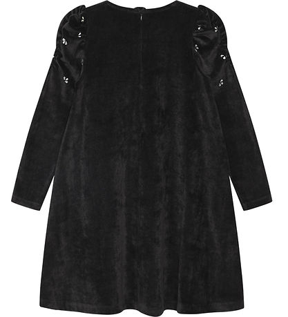 Hust and Claire Kjole - Velour - Karenlise - Sort