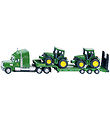 Siku Lastbil m. 2 Traktorer - 1:87 - Low Loader With John Deere