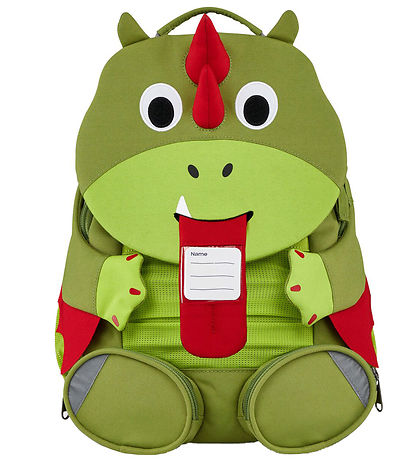 Affenzahnn Rygsæk - Stor - Friend Dragon - Grøn
