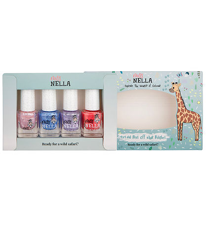 Miss Nella Neglelak - 4-pak - Safari Set