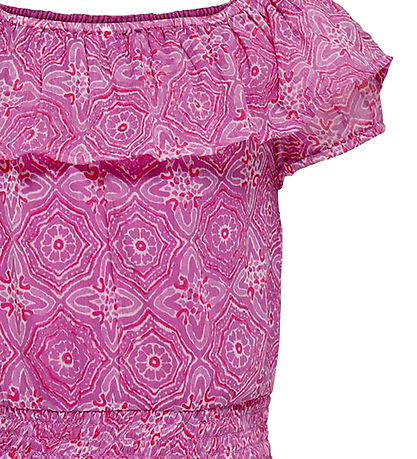 Kids Only Kjole - KogLola - White/Ethnic Bohemian