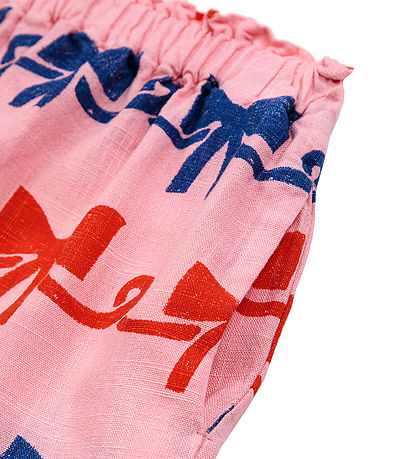 Bobo Choses Shorts - Viskose/Hør - Ribbon Bow - Pink