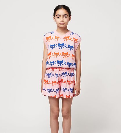 Bobo Choses Shorts - Viskose/Hør - Ribbon Bow - Pink