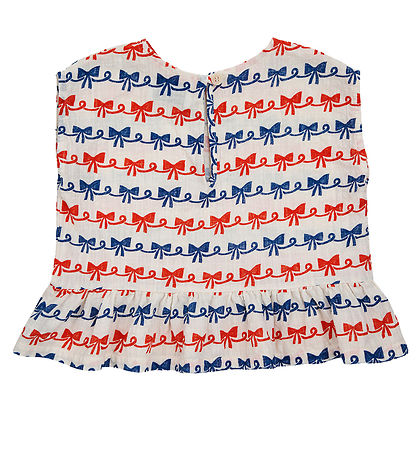 Bobo Choses Top - Ribbon Bow - Offwhite
