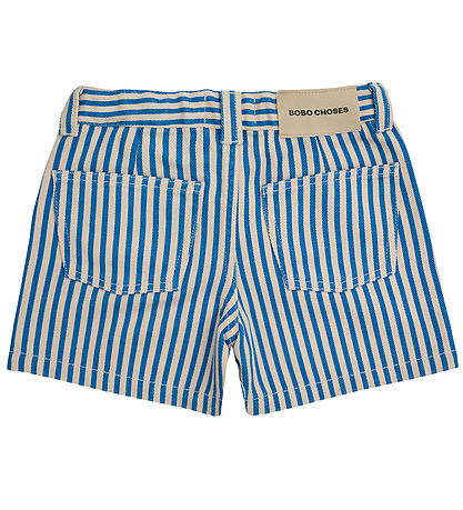 Bobo Choses Shorts - Circle Stripes - Blå
