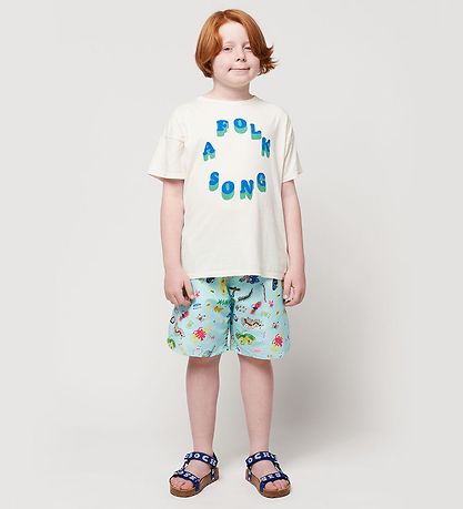 Bobo Choses Badeshorts - UV50+ - Funny Insects - Bermuda - Aqua 