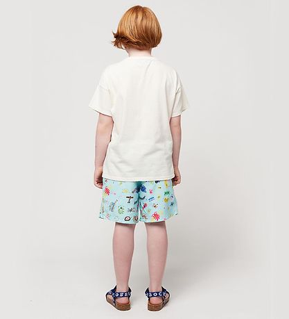 Bobo Choses Badeshorts - UV50+ - Funny Insects - Bermuda - Aqua 