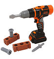 Black & Decker Toys - Screwdriver w. 2 Bits + Accessories
