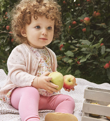 Hust and Claire Leggings - Laline - Pink-a-Boo m. Sløjfe