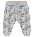 Hust and Claire Sweatpants - Gordon - Pearl Grey Melange m. Blad
